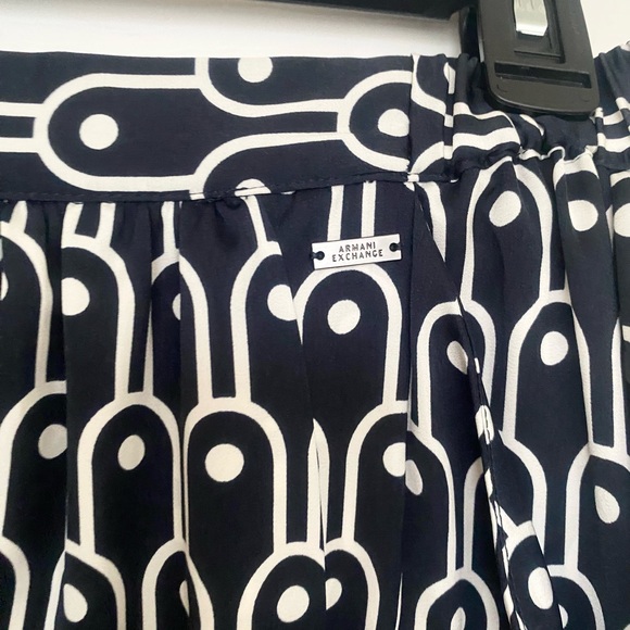 Armani Exchange Graphic Wrap Skirt size S - Picture 4 of 6